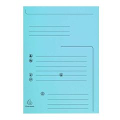 Chemises rigides imprimées Bleu clair 334006E Exacompta