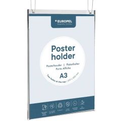 Porte Affiche à suspendre - A3 : EUROPEL modèle