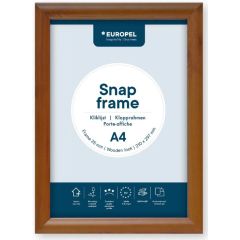 Cadre Porte affiche - A4 - Bois : EUROPEL image