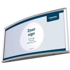 Plaque de Porte - 210 x 80 mm - Argent : EUROPEL image