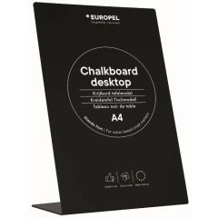Présentoir de Table incliné - A4 - Noir : EUROPEL image