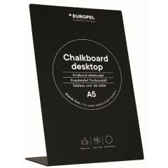 Présentoir de Table incliné - A5 - Noir : EUROPEL image