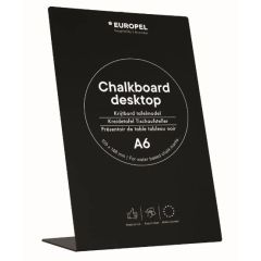 Présentoir de Table incliné - A6 - Noir : EUROPEL image