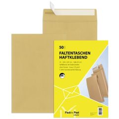 Pochettes d'expédition à soufflets - 229 x 324 mm - Marron : MAIL MEDIA Lot de 50 Visuel