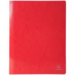 EXACOMPTA 380803B : Chemises à lamelles - Rouge Iderama