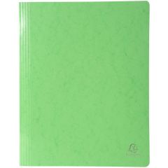 EXACOMPTA 380805B : Chemises à lamelles - Vert anis Iderama