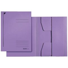 Photo Chemise-trieur à 3 rabats A4 - Violet : LEITZ - 3924-00-65