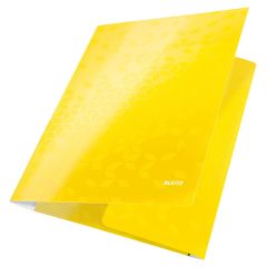 Photo Chemise à élastique WOW A4 - 3 rabats - Jaune LEITZ Image
