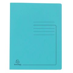 Chemise à lamelle imprimée A4 - Turquoise : EXACOMPTA image