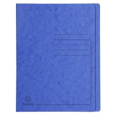 Chemise à lamelle imprimée A4 - Bleu : EXACOMPTA image