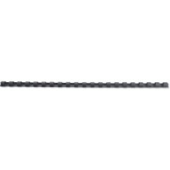 Baguettes de 21 anneaux - 6 mm - Noir : GBC Lot de 100 visuel