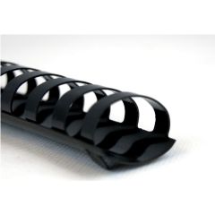 Baguettes de 21 anneaux - 28 mm - Noir : GBC Lot de 50 lot