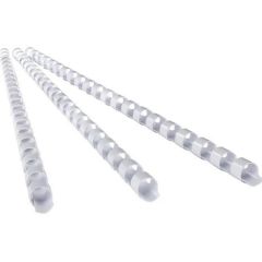 Baguettes de 21 anneaux - 16 mm - Rouge : GBC Lot de 100