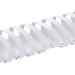 Baguettes de 21 anneaux - 32 mm - Blanc : GBC Lot de 50
