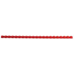 Baguettes de 21 anneaux - 6 mm - Rouge : GBC Lot de 100 visuel
