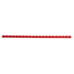 Baguettes de 21 anneaux - 10 mm - Rouge : GBC Lot de 100