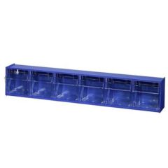 Bloc-tiroirs à 6 casiers - Bleu : ALLIT VarioPlus ProFlip 6 image
