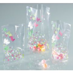 Sachet transparent - Imprimé Printemps - 145 x 235 mm FOLIA