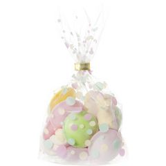 Sachet transparent avec fond - Imprimé à pois - 145 x 235 mm FOLIA