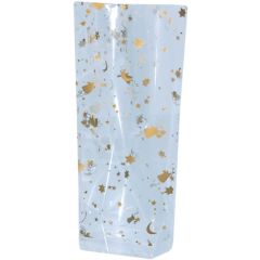Sachet transparent avec fond - Motifs de Noël - 95 x 160 mm : FOLIA Lot de 10 Modèle