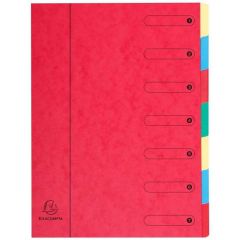 Trieur 7 compartiments - Rouge EXACOMPTA Harmonika