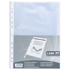 Pochettes perforées - A4 - Ouverture haut EXACOMPTA Lot de 100 Image