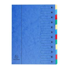 Trieur de Bureau - Bleu - 12 compartiments EXACOMPTA Harmonika