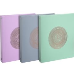 Classeur semi-rigide - 4 anneaux de 30 mm - Assortiment : EXACOMPTA Ellipse image