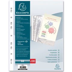 5200E Pochettes perforées Exacompta A4 vertical