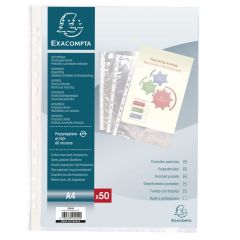 5250E Pochettes perforées Exacompta A4 vertical