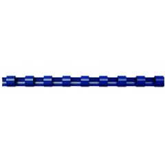 Lot de 100 Baguettes de 21 anneaux - 10 mm  Bleu FELLOWES