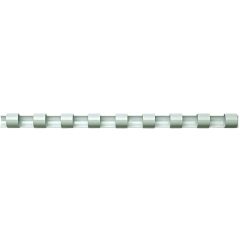 Lot de 100 Baguettes de 21 anneaux - 14 mm - Blanc FELLOWES visuel