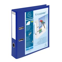 EXACOMPTA Classeurs Kreacover - Dos de 70 mm bleu 53789BE
