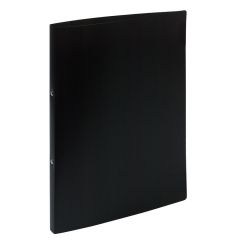 Exacompta 54191E : Classeur souple noir - 2 anneaux