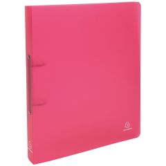 Classeur souple Chromaline - 2 anneaux de 30 mm - Rouge : EXACOMPTA Visuel