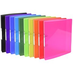 Classeur semi-rigide Iderama - 2 anneaux de 30 mm - Assortiment : EXACOMPTA Visuel