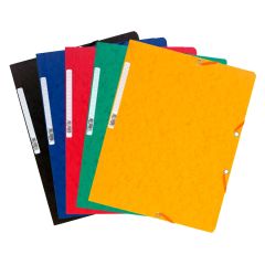 EXACOMPTA 5520E : Chemises à élastiques sans rabats - Assortiment de 5 couleurs  (Classement)