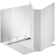 Classeur Personnalisable 3 Pochettes - Blanc - 4 anneaux de 50 mm : ESSELTE Image