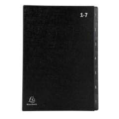 EXACOMPTA : Trieur numérique - 7 compartiments 57007E