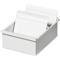 Bac pour 600 fiches - Format A7/IBF - Gris : EXACOMPTA Gamme K modele