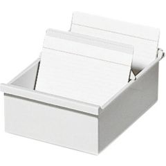 Bac pour 600 fiches - Gamme K - Format A6 - Gris lumière : EXACOMPTA photo