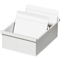 Bac pour 600 fiches - Format A5 - Gris : EXACOMPTA Gamme K