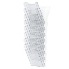 EXACOMPTA : Présentoir brochures mural - 8 compartiments A4 64858D