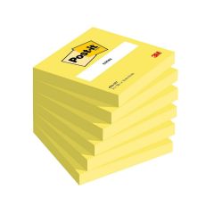 Notes adhésives - Jaune - 76 x 76 mm POST-IT