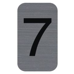 Plaque verticale adhésive de signalisation - Chiffre 7 : EXACOMPTA image