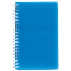 Reliure à spirales pour cartes de visite - 96 cartes - Assortiment EXACOMPTA Linicolor Bleu