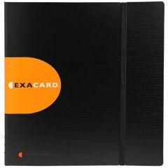 Reliure à spirales pour cartes de Visite Exacard - Noir - 320 cartes : EXACOMPTA Image