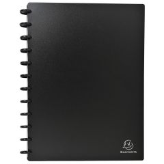 Porte-cartes de Visite amovible en PP - Noir - 192 cartes EXACOMPTA Image