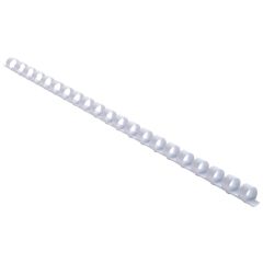 Lot de 25 baguettes de 21 anneaux - 10 mm - Blanc EXACOMPTA Image