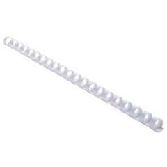 Lot de 25 baguettes de 21 anneaux - 12 mm - Blanc EXACOMPTA Image